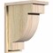 Ekena Millwork Alpine Rough Sawn Corbel w/Backplate, Douglas Fir, 8"W x 14"D x 18"H COR08X14X18ALP01RDF - alternate 1